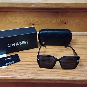 Chanel Black Sunglasses